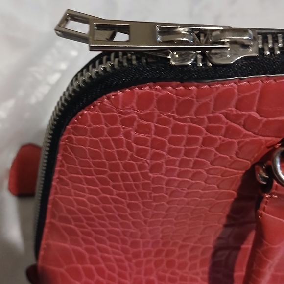 ZARA Tote Bag - Hot PNK hand handles /crossbody straps - Picture 6 of 12